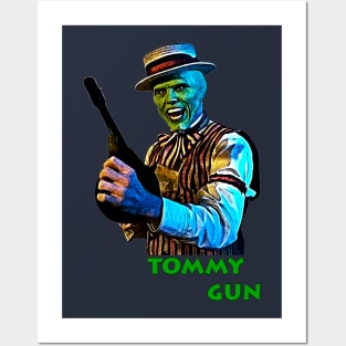 a tommy gun Posters and Art